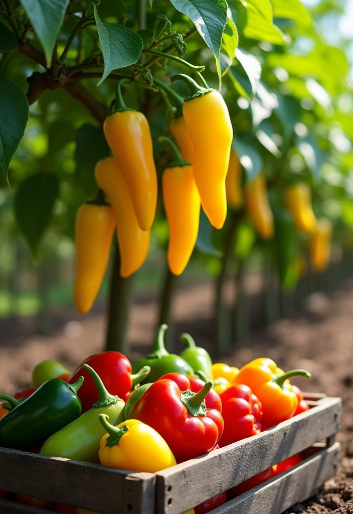 10 Best Vegetables to Grow in Full Sun - 2. Peppers