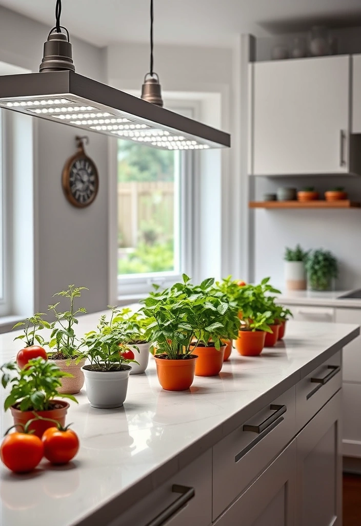 10 Stunning Kitchen Design Ideas for Your Next Remodel - 3. Indoor Vegetable Garden