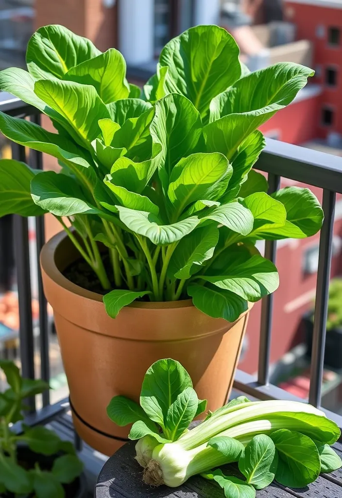 14 Space-Saving Vegetables You Can Grow on Your Balcony  - 14. Bok Choy