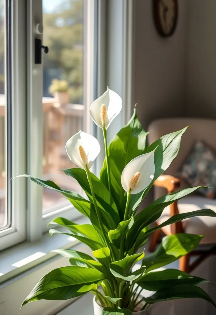 15 Must-Have Plants That Will Purify Your Home’s Air Naturally - 2. Peace Lily (Spathiphyllum)