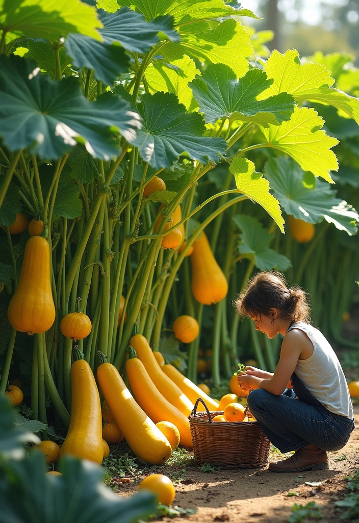 10 Best Vegetables to Grow in Full Sun - 8. Squash