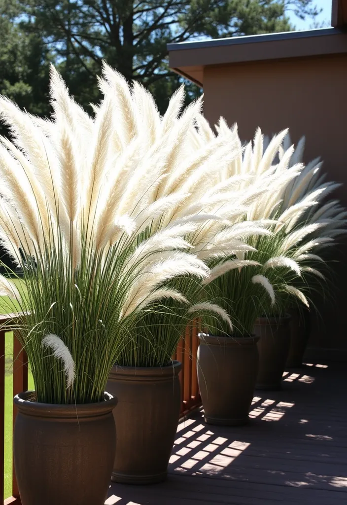 15 Container Plants for Privacy That Will Transform Your Outdoor Space! - 3. Ornamental Grasses for Movement and Texture