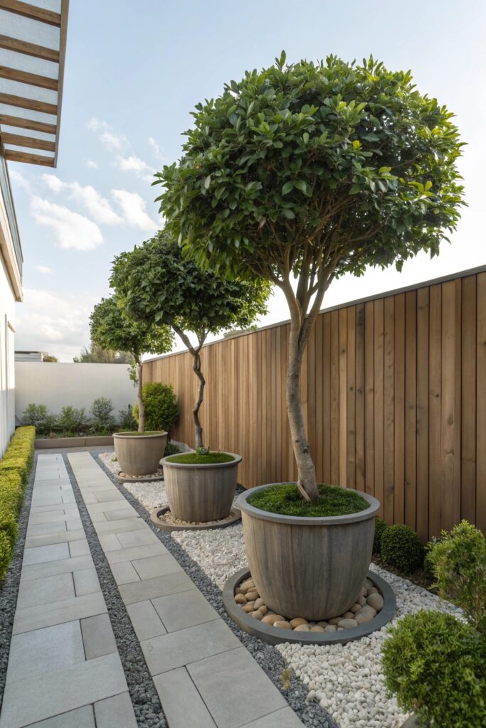 15 Container Plants for Privacy That Will Transform Your Outdoor Space! - 4. Ficus Trees for a Touch of Elegance