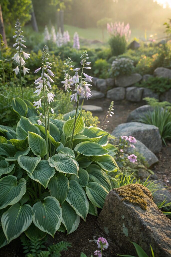 9 Shade-Loving Flowers for a Beautiful Dark Garden - 1. Hostas - The Majestic Foliage