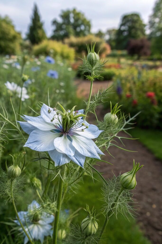 12 Easy Flowers to Plan Your First Garden (Beginner's Guide to Gorgeous Blooms!) - 9. Nigella: A Touch of Whimsy