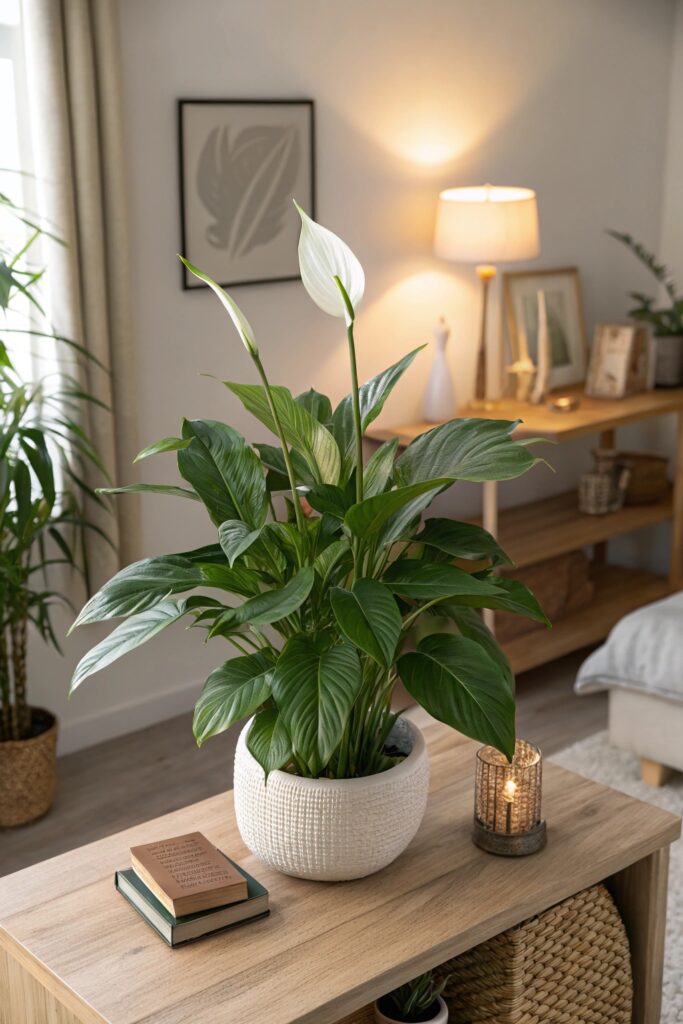 12 Indoor Plants That Thrive on Coffee Grounds - 5. Peace Lily (Spathiphyllum)