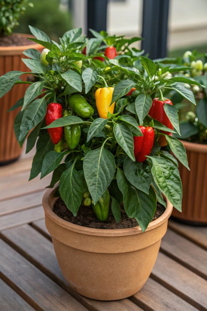 15 Best Vegetables to Grow in Pots That Will Surprise You! - 12. Peppers (Bell and Hot)