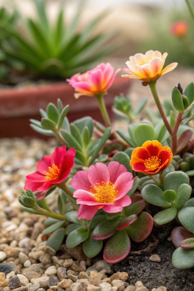 12 Low-Maintenance Flowers for a Busy Lifestyle - 10. Portulaca (Moss Rose)