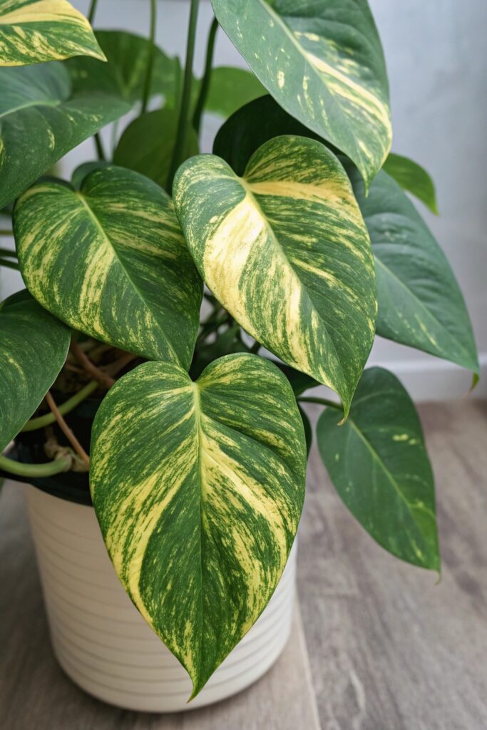 3. Pothos (Epipremnum aureum)