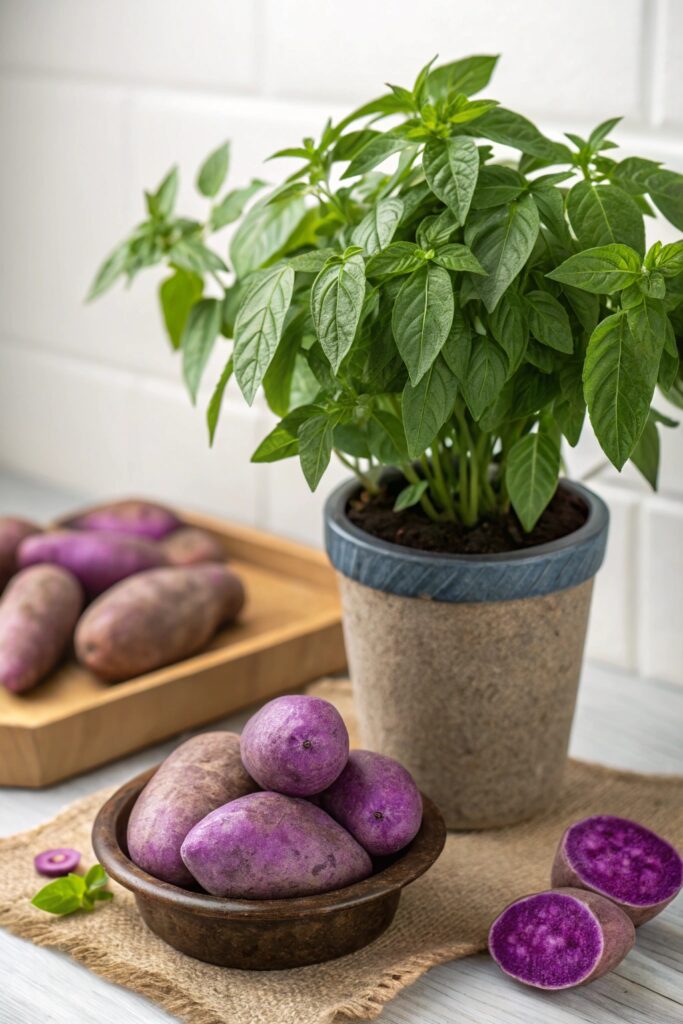 15 Best Vegetables to Grow in Pots That Will Surprise You! - 5. Purple Potatoes