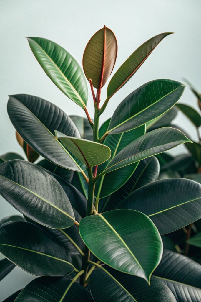 8. Rubber Plant (Ficus elastica)