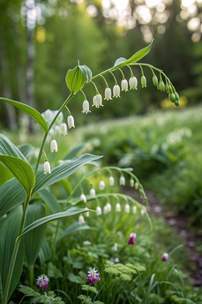 8 Stunning Kansas Native Shade Plants for City Gardens - 5. Solomon's Seal (Polygonatum biflorum)