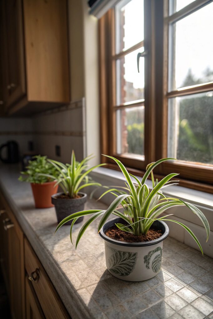 15 Best Kitchen Windowsill Plants: Your Ultimate Guide to Indoor Gardening! - 14. Spider Plant Babies