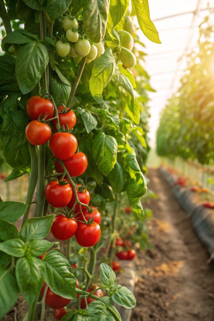 8 Plant Combinations for Companion Planting - 1. Tomatoes and Basil