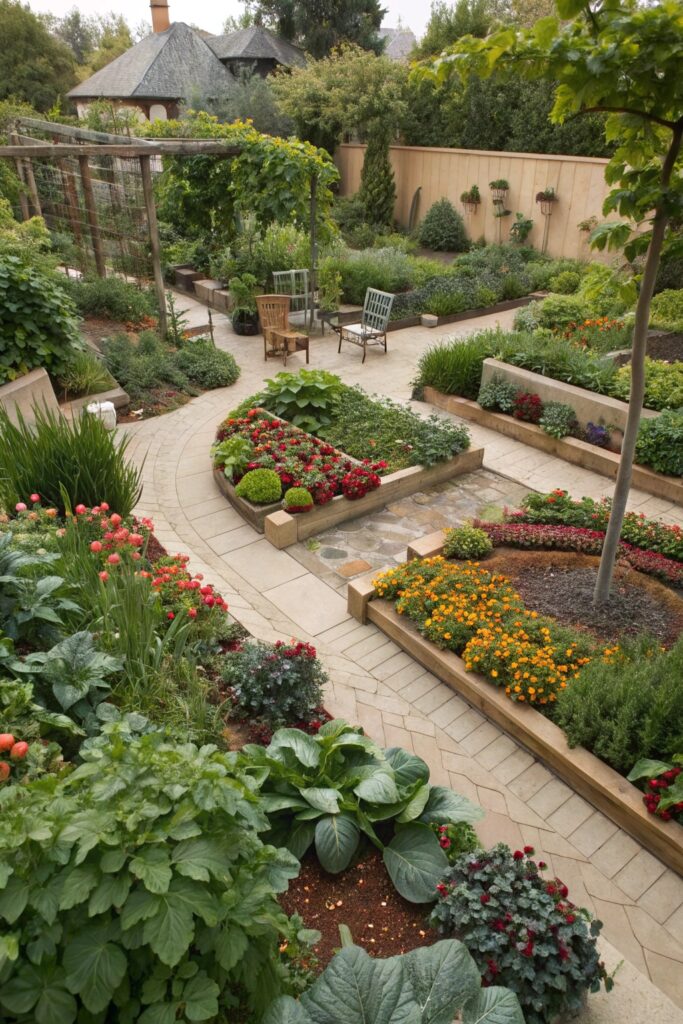 20 Homesteading Garden Layout Tips - 7. Utilize Edible Landscaping