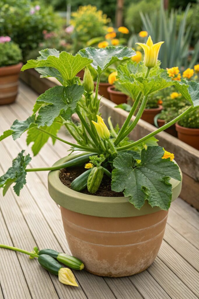 15 Best Vegetables to Grow in Pots That Will Surprise You! - 9. Zucchini