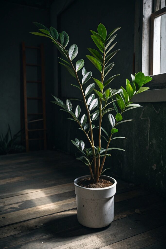 12 Best Low-Light Houseplants for Dark Corners - 2. ZZ Plant (Zamioculcas zamiifolia)