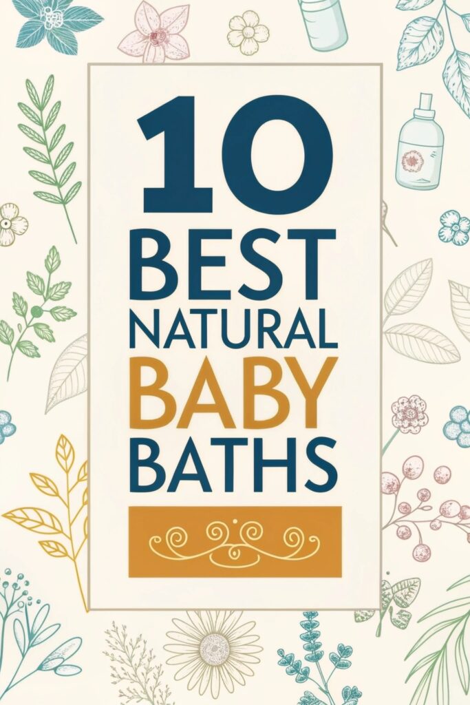 10 Best Organic Natural Baby Bath Products