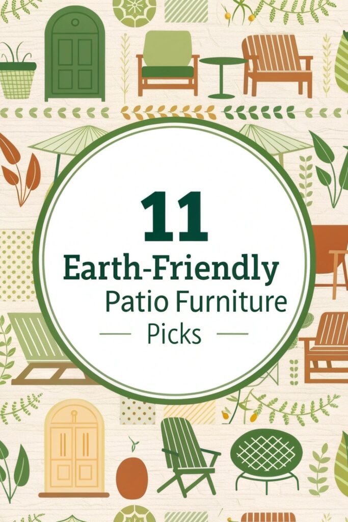 11 Sustainable Outdoor Furniture For Eco Patios