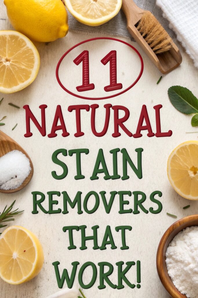 11 Best Natural Non-Toxic Stain Removers