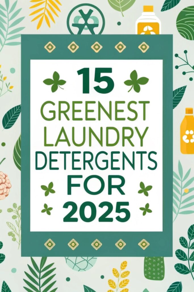 15 Most Eco Friendly Laundry Detergents 2025