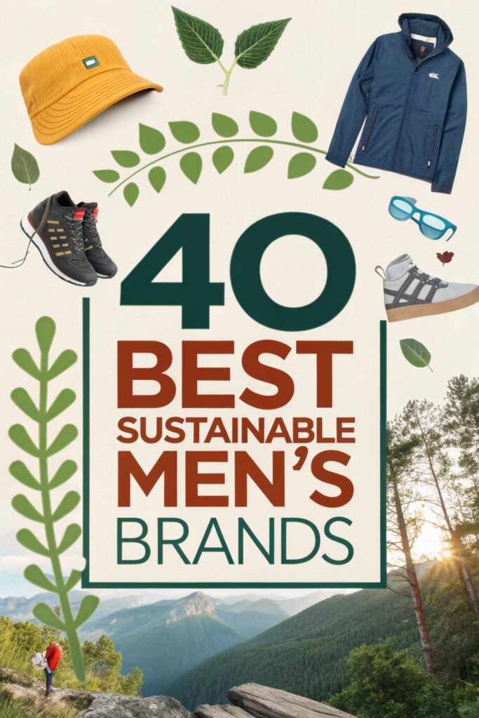 40 Best Sustainable Mens Clothing Brands 2025