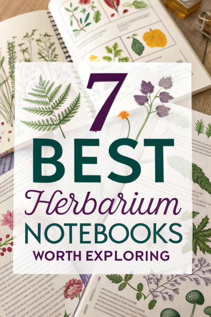 7 Best Herbarium Notebooks Nature Journaling