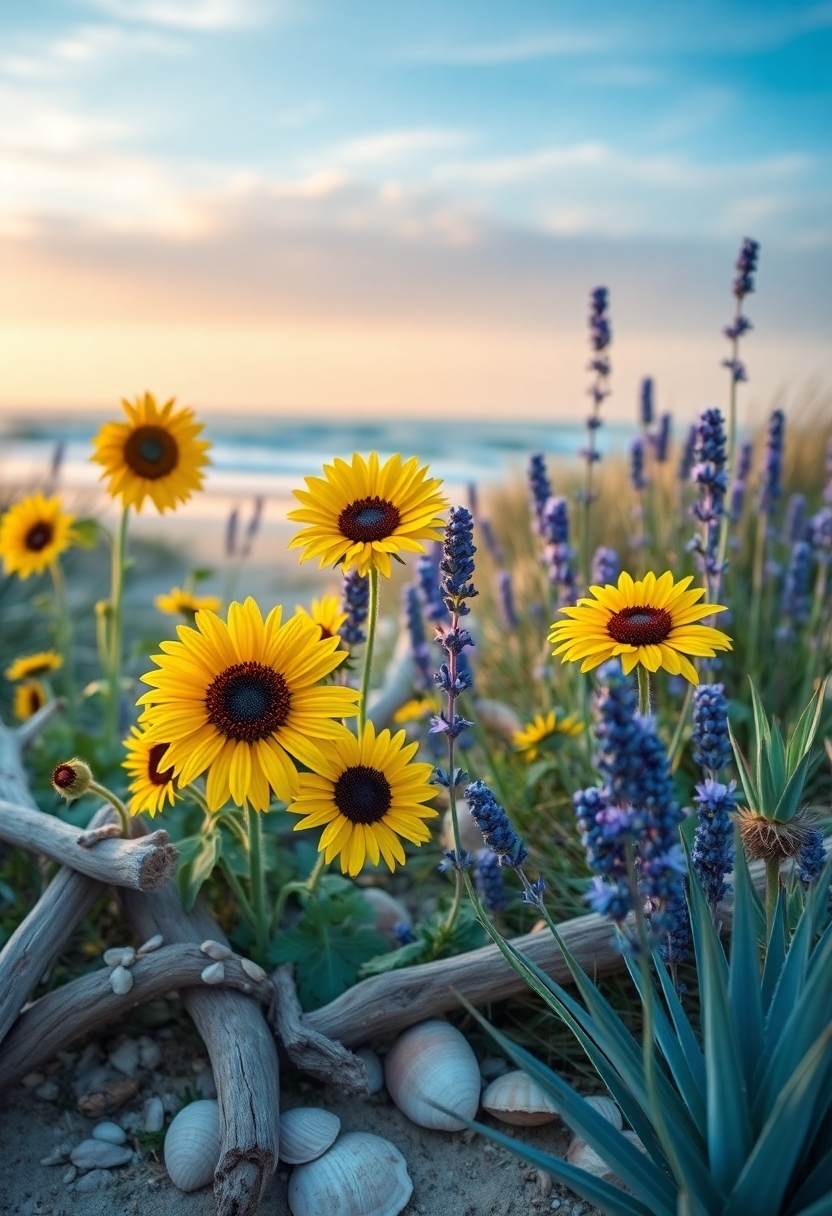 beautiful coastal flower arrangements