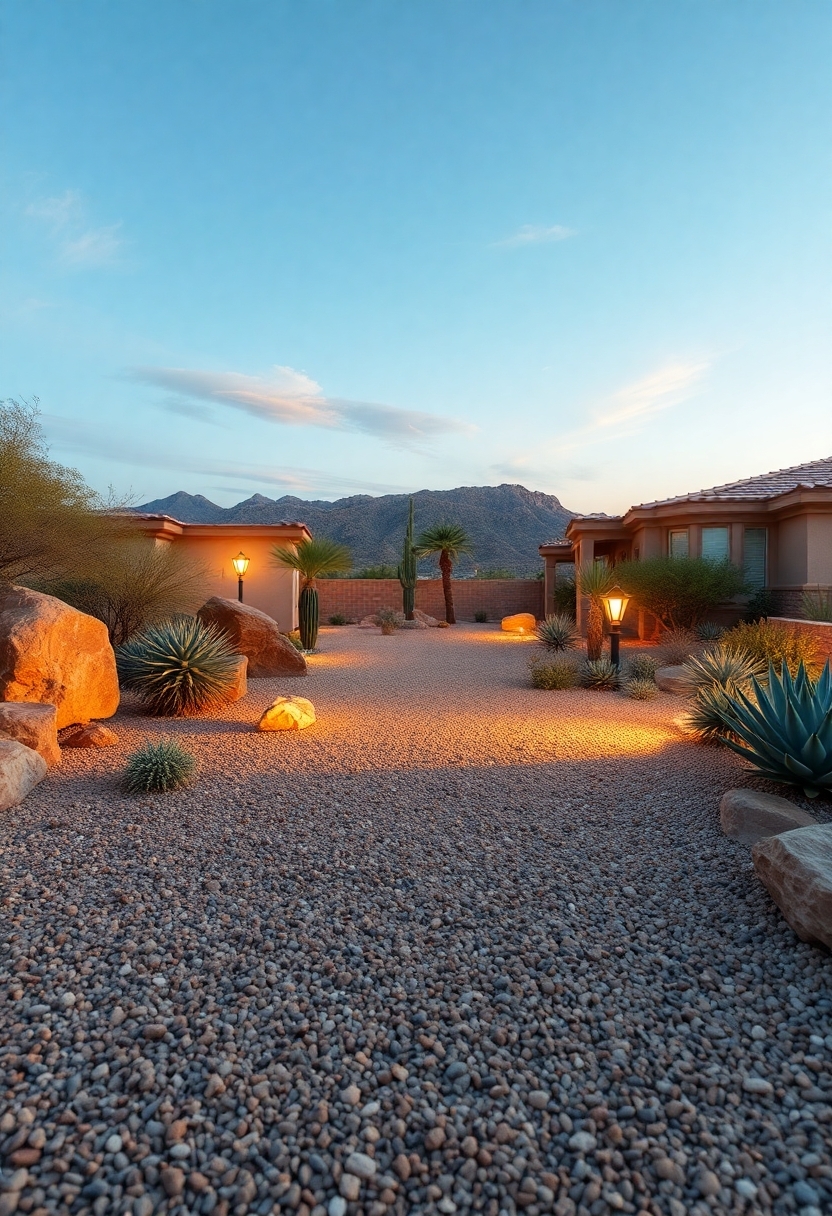 beautiful desert yard designs