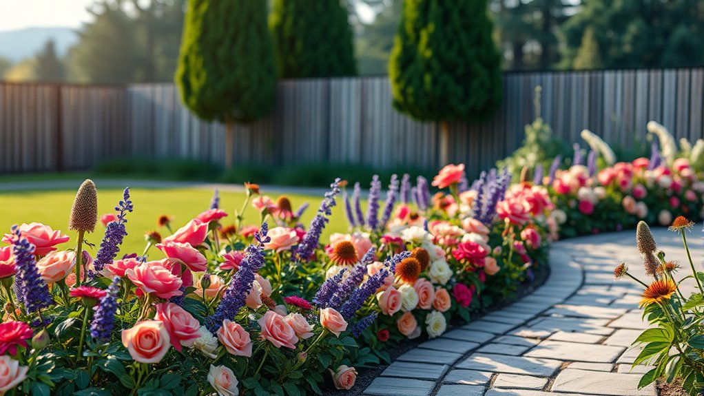 beautiful flower bed designs