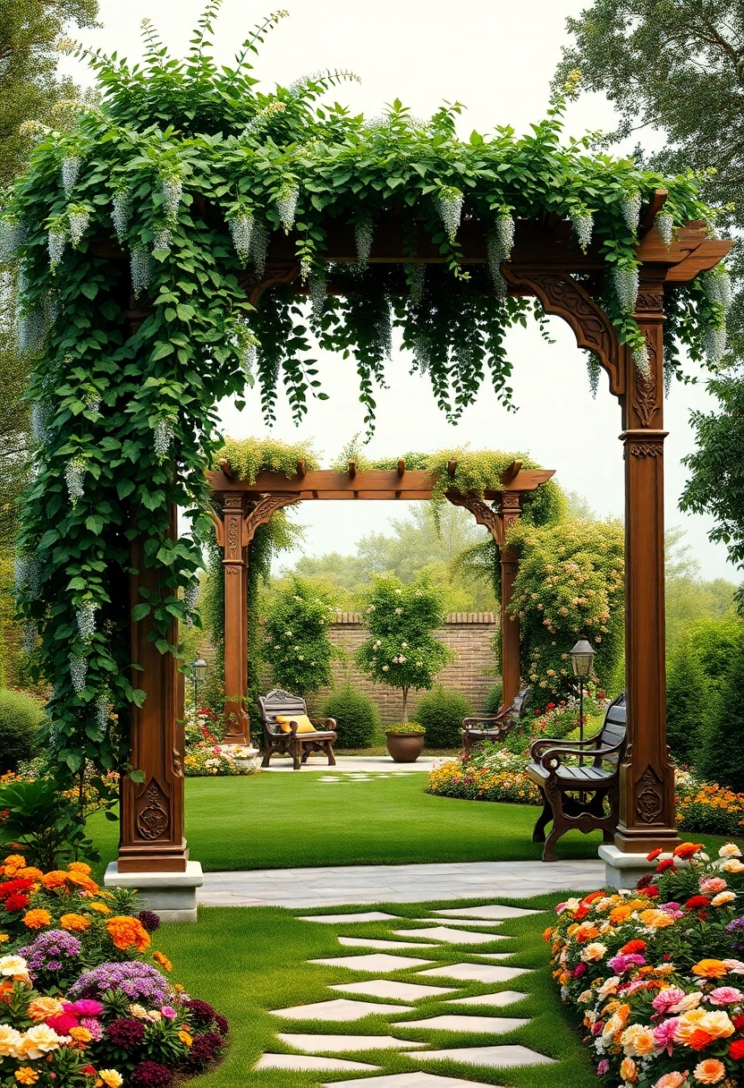 beautiful garden structure designs