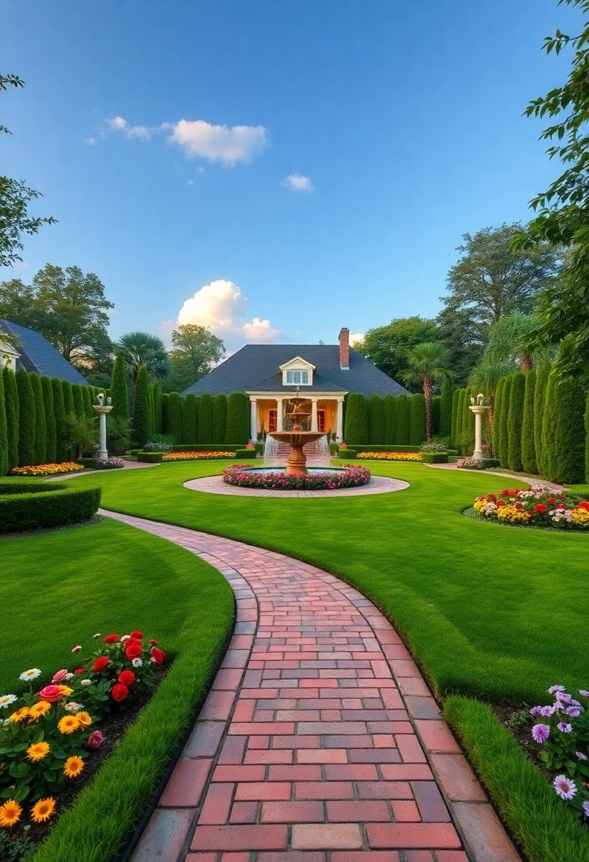 beautiful large yard designs