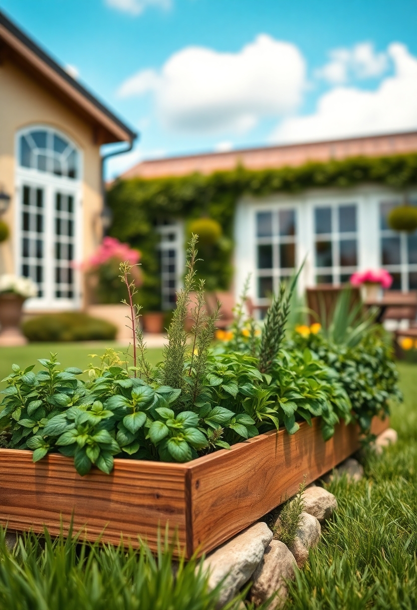 beautiful natural herb displays