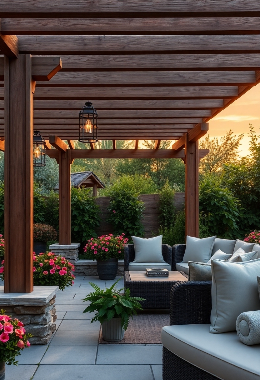 beautiful outdoor garden structures