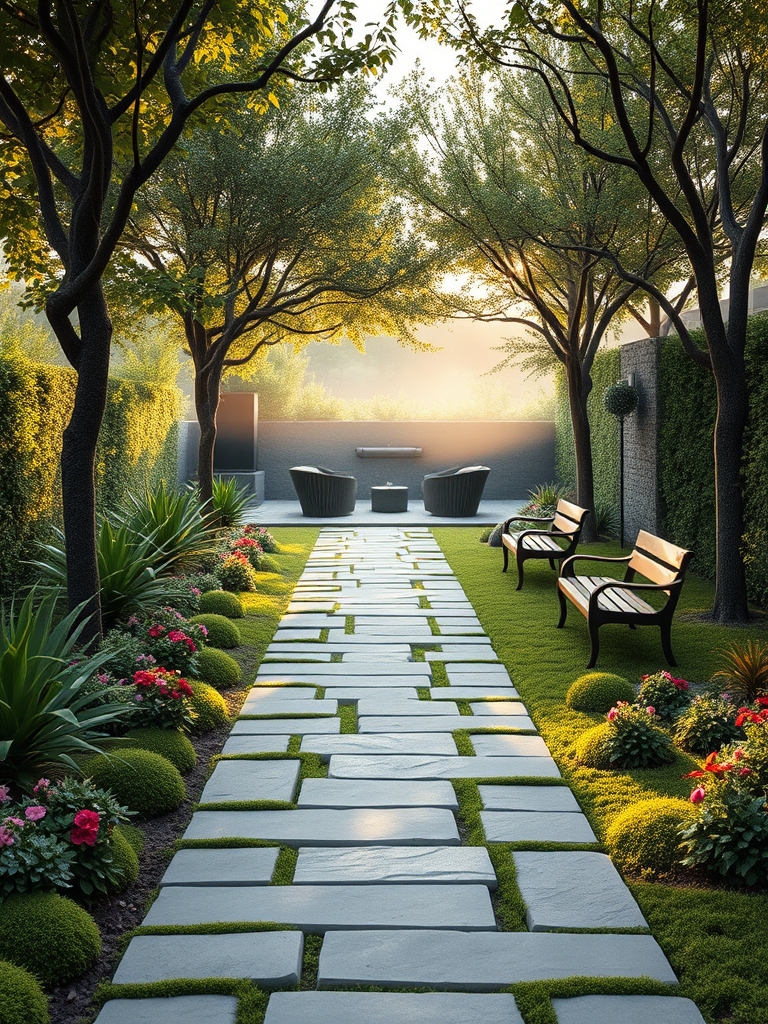 beautiful outdoor walking spaces