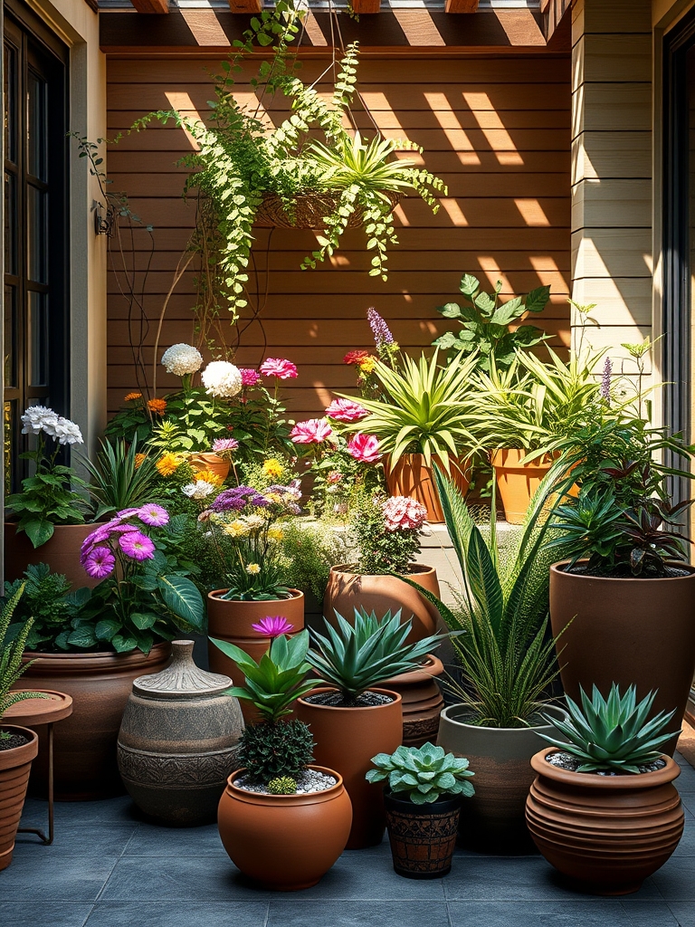 beautiful small space gardens