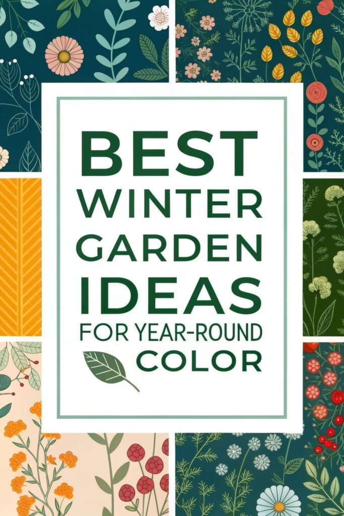 beautiful winter garden designs