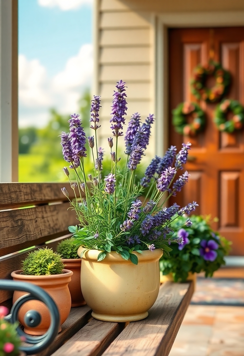 beautifully scented purple flowers