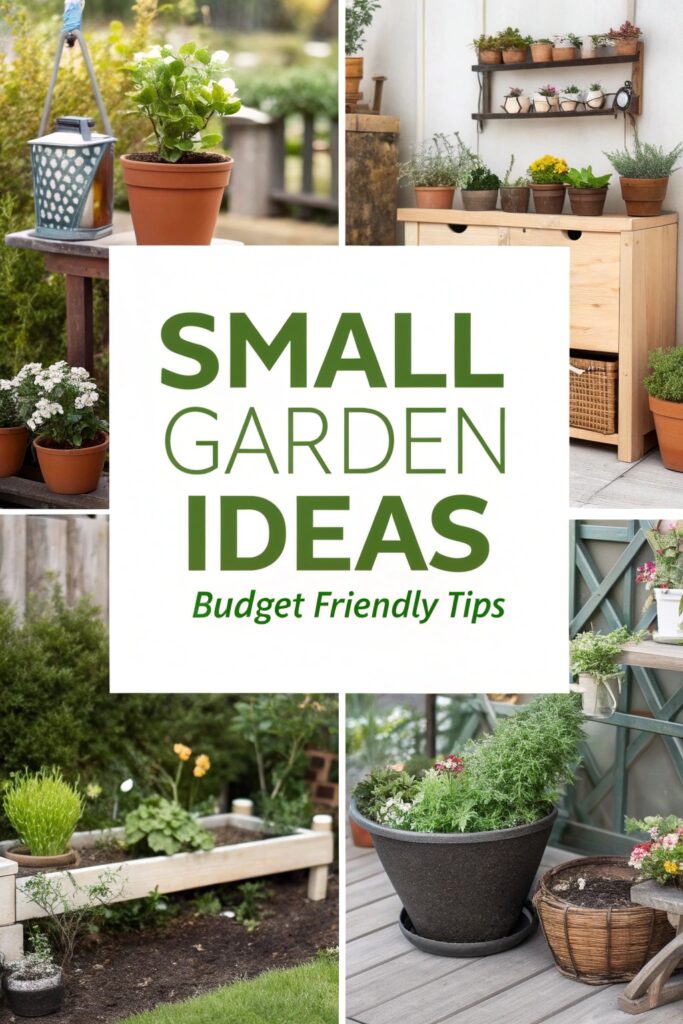 budget friendly garden tips