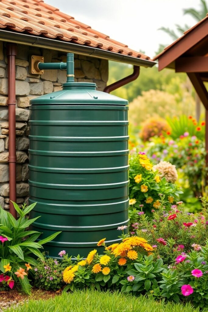 collecting rainwater conservation systems