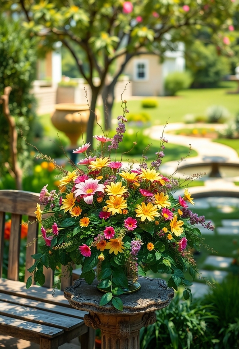 colorful floral decor ideas