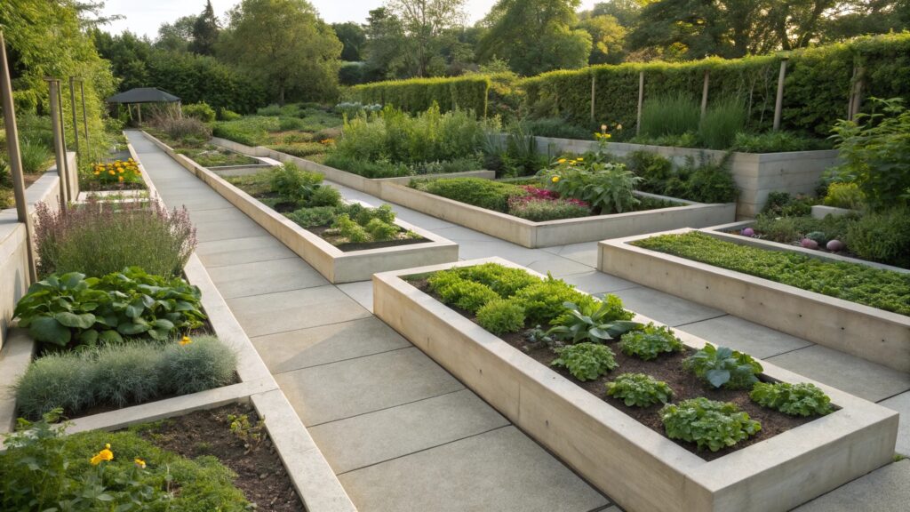 gardening elevated soil boxes