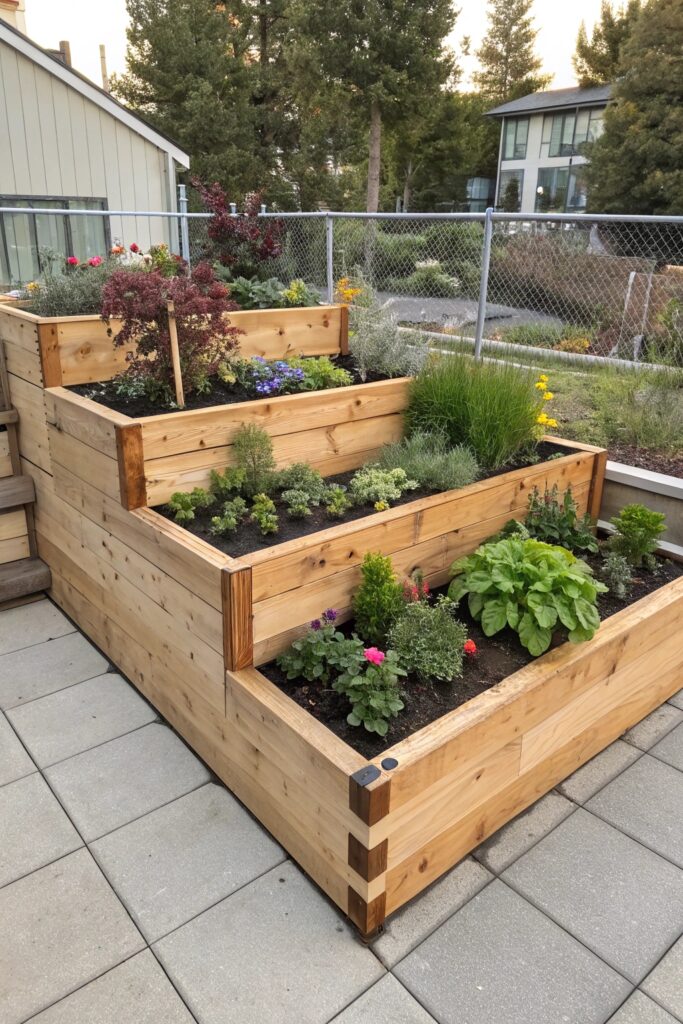 elevated planting bed systems