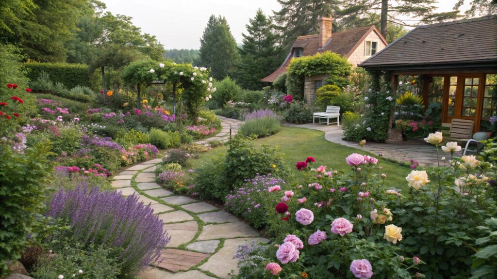 rustic english garden charm