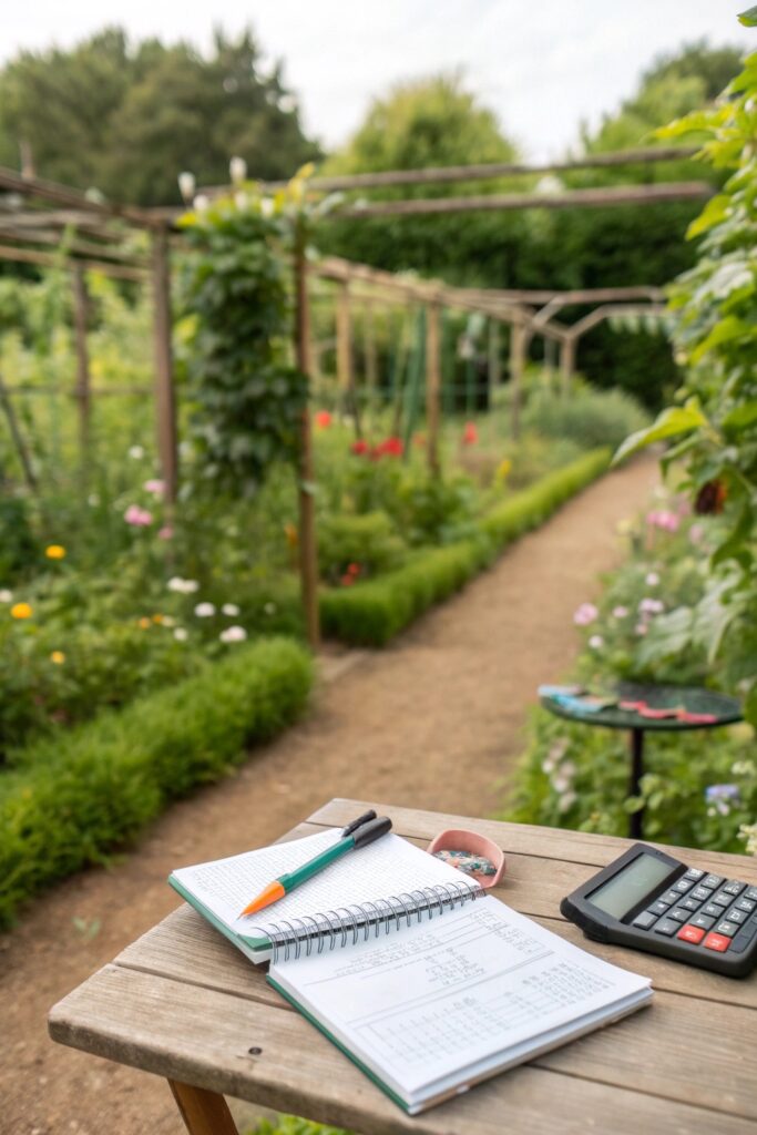 plan your garden expenses