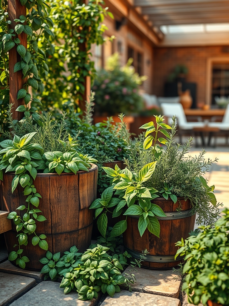 creating beautiful herb spaces