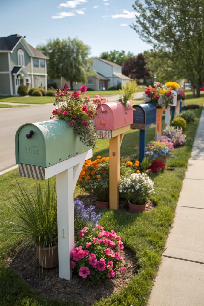 mailbox garden decor ideas