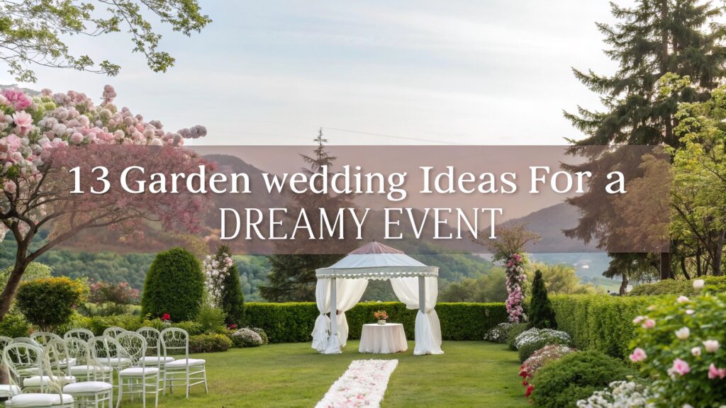 13 Garden Wedding Ideas for a Dreamy Event