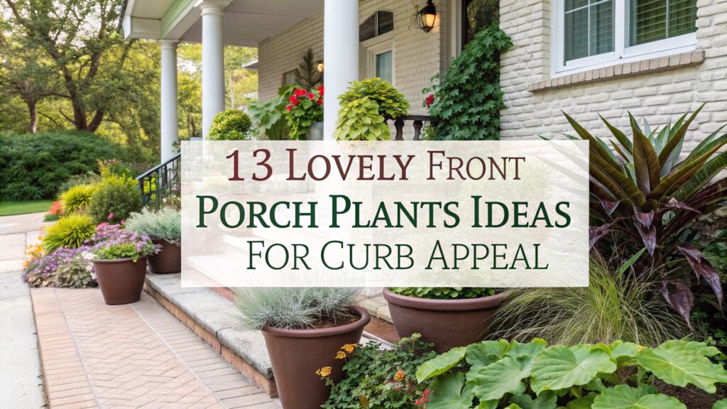 13 Lovely Front Porch Plants Ideas for Curb Appeal