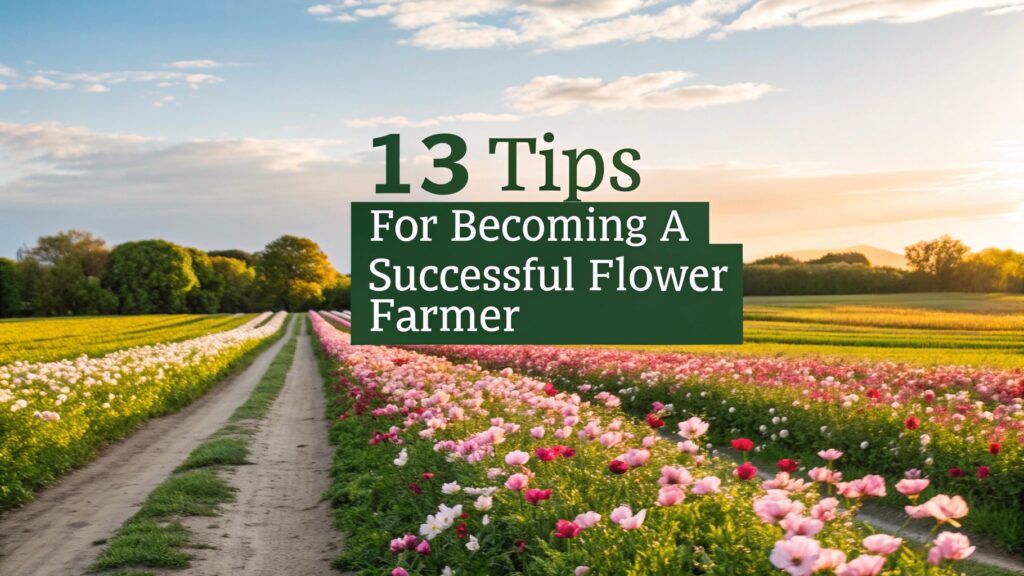 13 Tips for Becoming a Successful Flower Farmer Fast